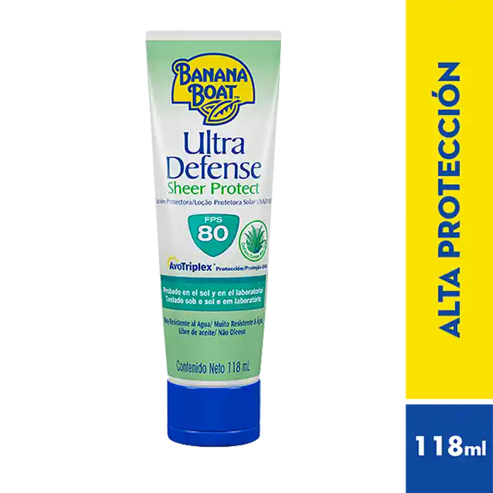 Banana Boat Protector Solar Ultra Defense Fps 80
