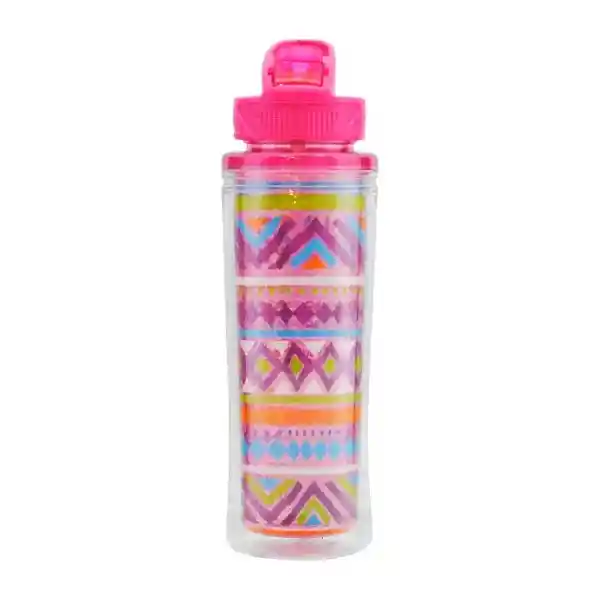 Doble Pared Botella Cool Gear Tritan Color Fucsia