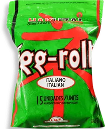 Hakuzai Egg Rollos de Harina de Trigo Sabor Italiano