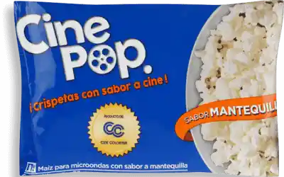 Cine Pop Crispetas Mantequilla