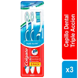 Colgate Cepillo de Dientes Triple Acción Medio