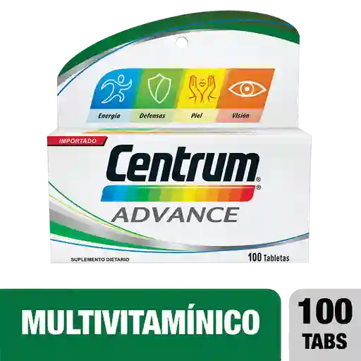 Centrum Advance Multivitamínico Energía y Defensas