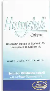 Humylub Solución Oftálmica Estéril  (0.18% / (0.1%)
