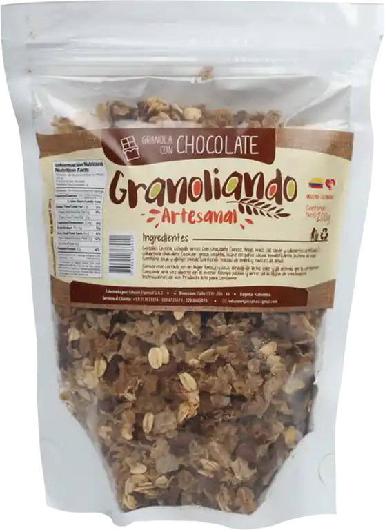 Granola Artesanal Con Chocolate