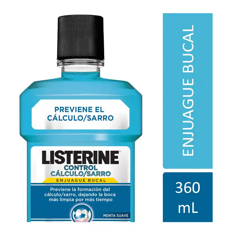 Listerine Enjuague Bucal Control Cálculo Menta Suave