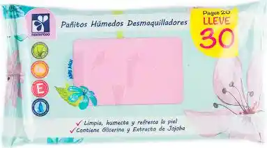 Farmatodo Pañitos Húmedos Desmaquilladores x 30 Unidades