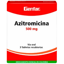 Azitromicina Genfar (500 Mg)