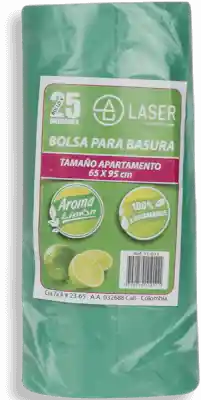 Laser Bolsas Biodegradables para Basura Limón