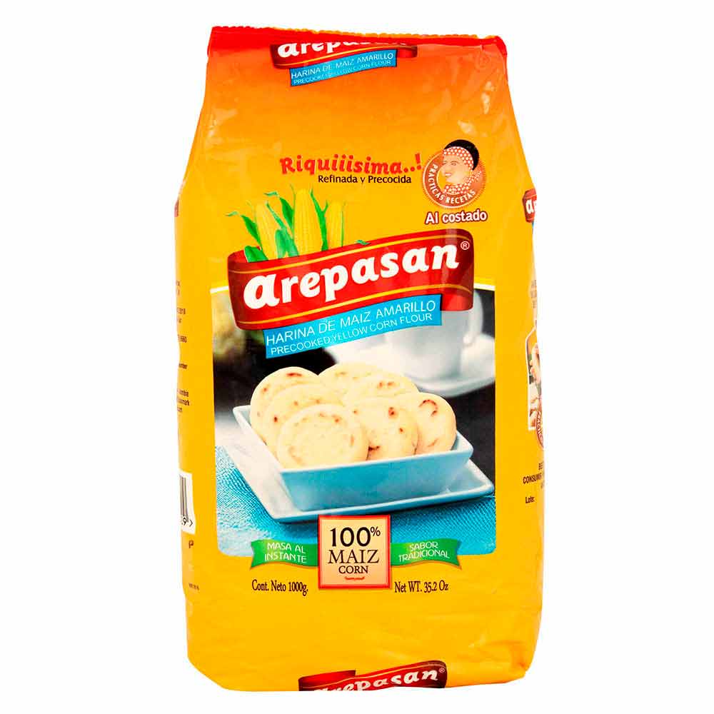 Arepasan Harina de Maíz Amarillo 1000 g