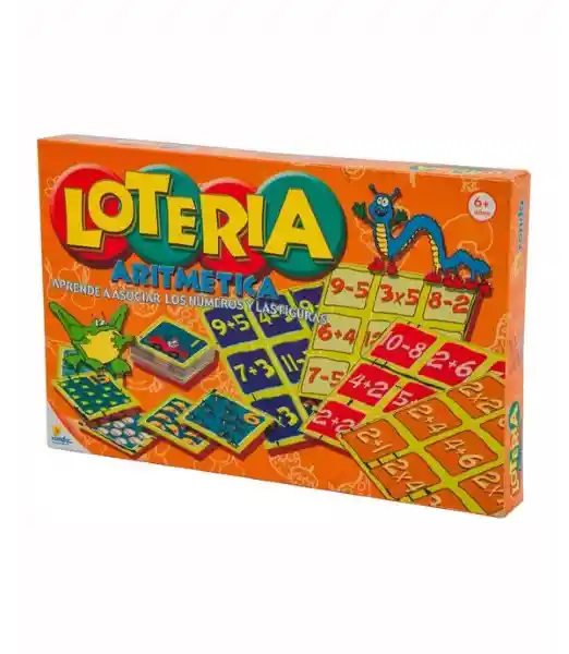 Juego de Mesa Ronda Loteria Aritmetica