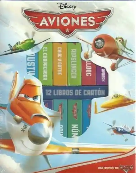 Libro Infantil Phoenix Aviones 12 Libros De Carton X 1 Unidad