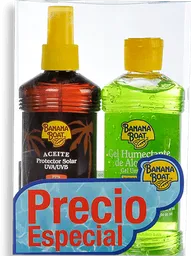 Banana Boat Protector Solar en Aceite + Gel Humectante de Aloe Vera