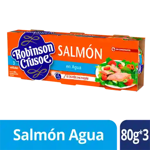 Robinson Crusoe Salmón en Agua