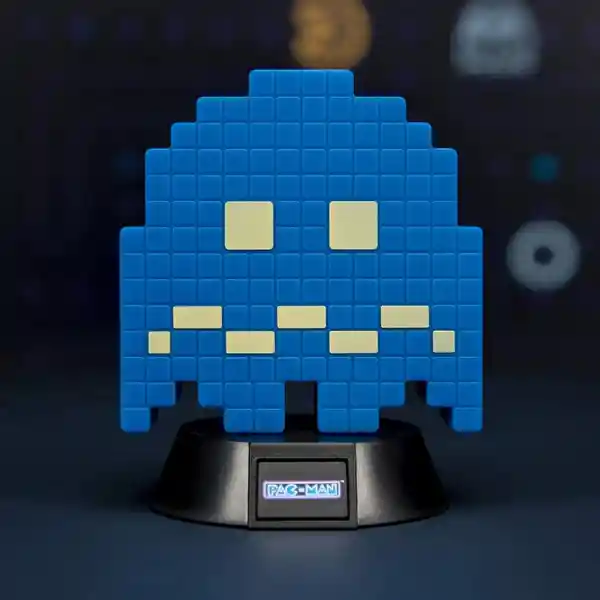 Inusual Design Lámpara Ghost Pac Man Azul