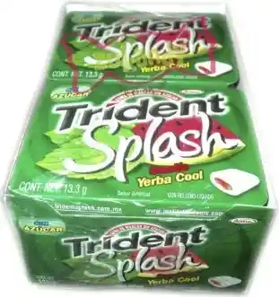 Trident Splash Caj X 10Sob Hierbabuena Sandia