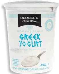 Member'S Selection Yogurt Griego Natural sin Grasa