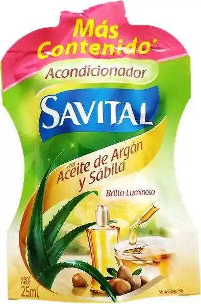 Savital Acondicionador Aceite de Argán y Sábila