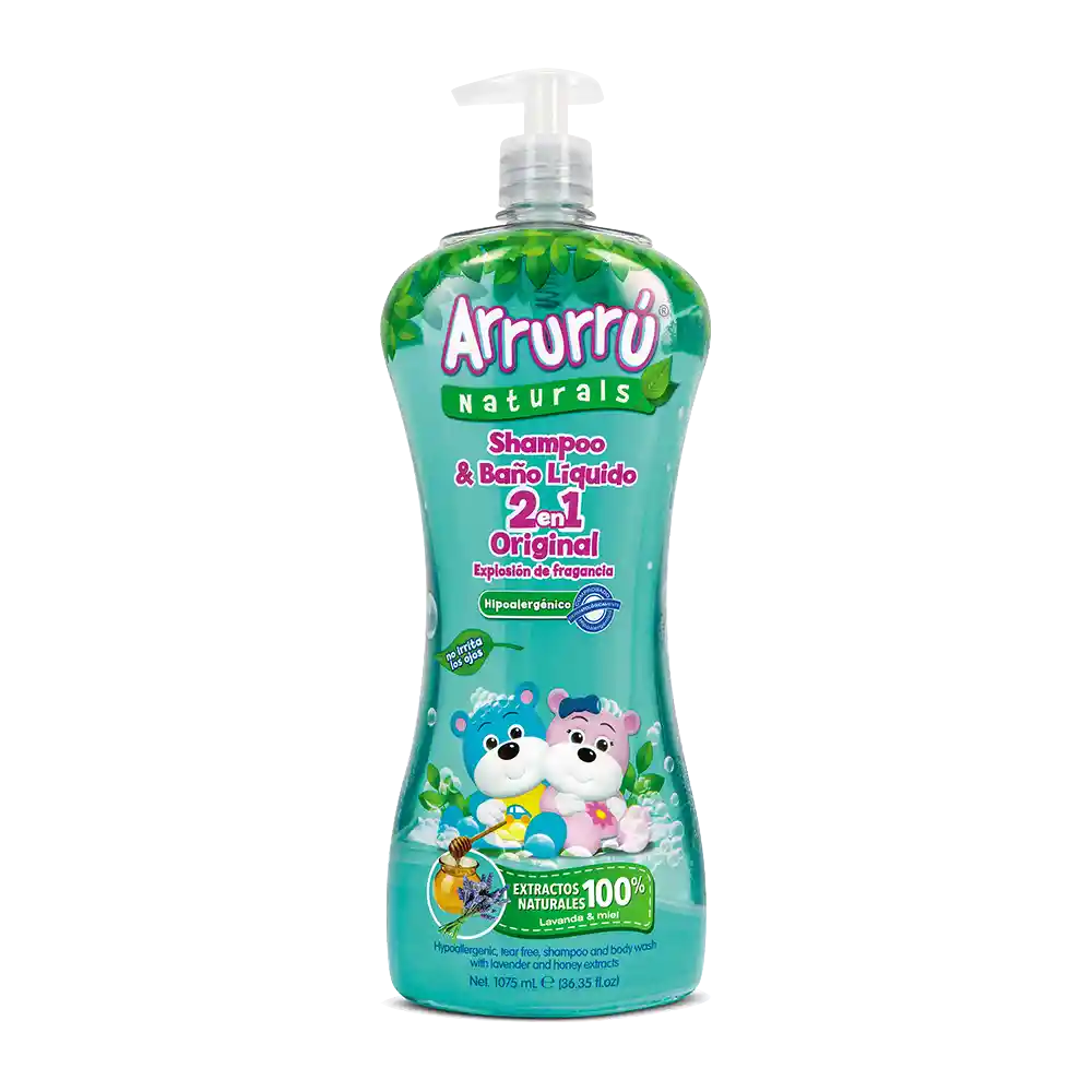 Arrurru Shampoo & Baño Liquido 2 En 1