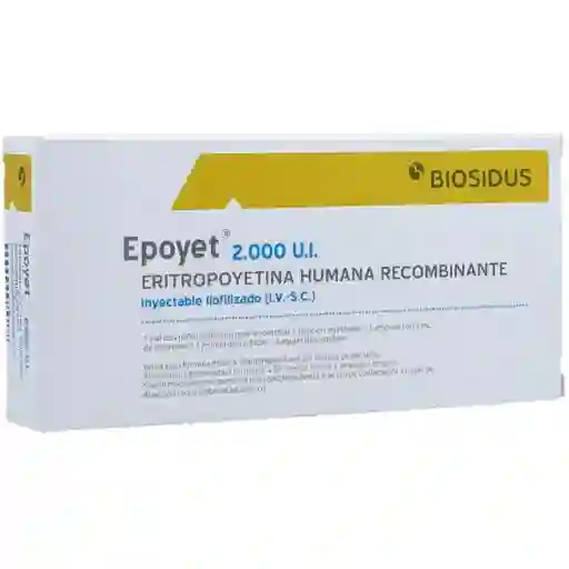 Epoyet Inyectable Liofilizado