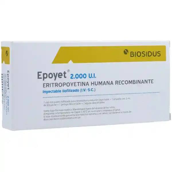 Epoyet Inyectable Liofilizado