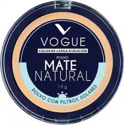 Vogue Polvo Compacto Mate Natural Tono Trigueño