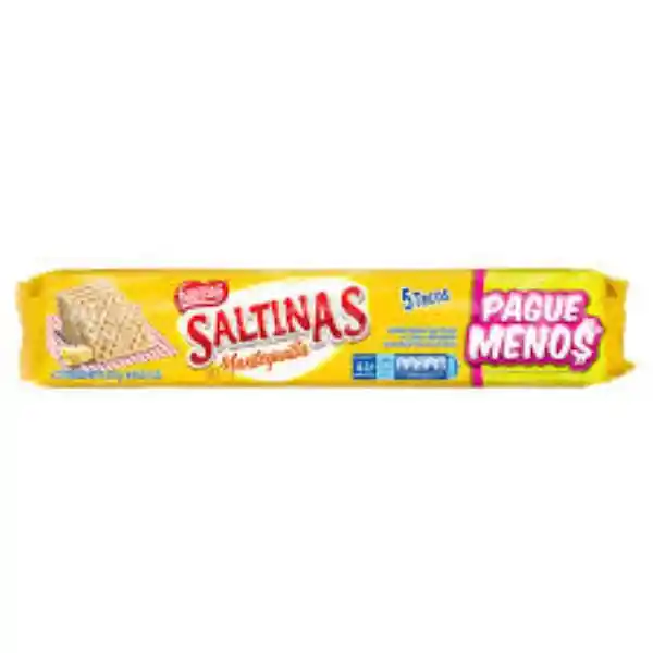 Saltinas Galletas Saladas Mantequilla x 5 Unidades