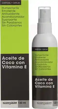 Kosmaderm Aceite de Coco con Vitamina E