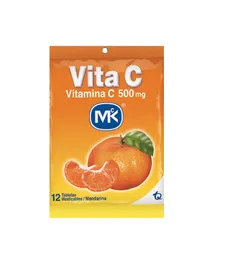 Vita C Mk 500 Mg Mandarina Caja X 12 Sobr