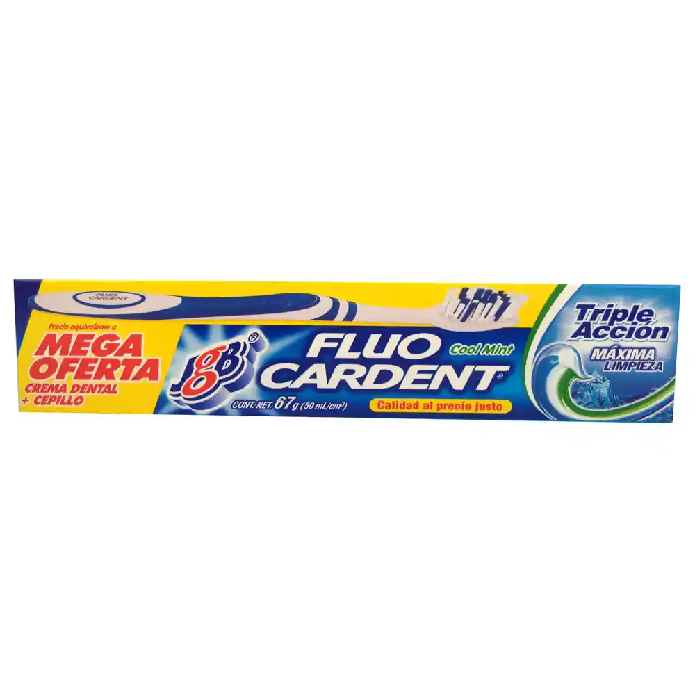 Fluo Cardent Crema Dental Triple Acción