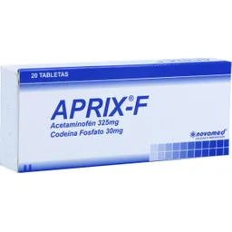 Aprix F Tabletas ( 325 mg /30 mg)