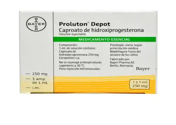 Protulon Depot Proluton 250 Mg Iny Amp