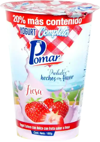 Pomar Yogurt Sabor a Fresa