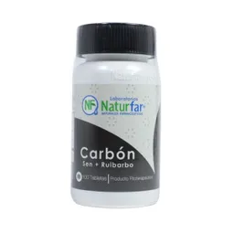 Natural Light Carbon+Sen+Ruibarbo Naturfar Tabletas