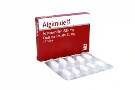 Algimide Comprimidos 325/ 15 Mg Caja