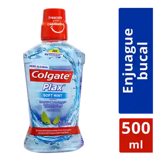 Colgate Enjuague Bucal Plax Soft Mint