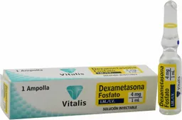 Vitalis Dexametasona Fosfato Solución Inyectable (4 mg) 