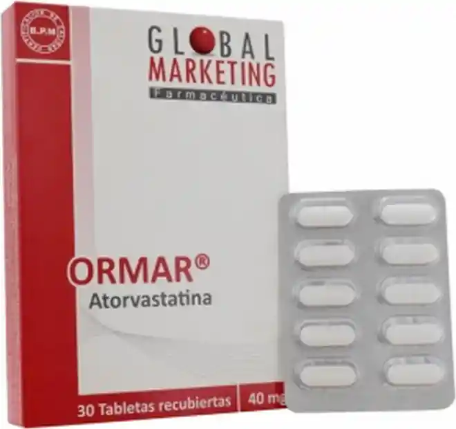 Ormar Caja 30 Tabletas Recubiertas