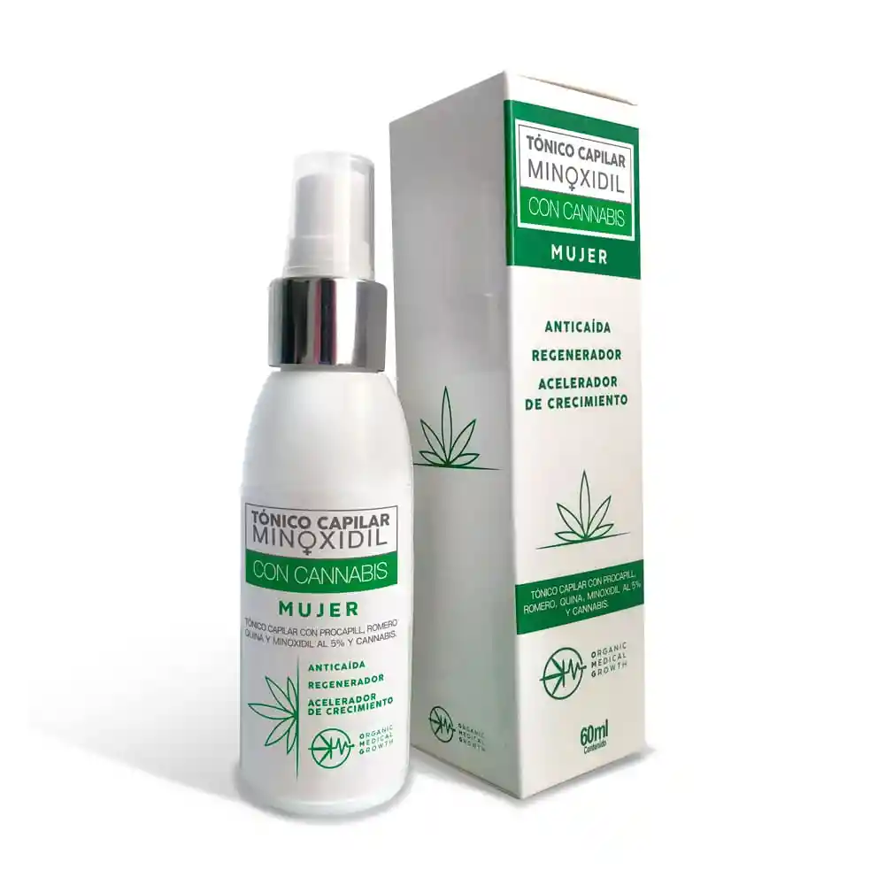 Minoxidil Tónico Capilar Con Cannabis Para Mujer