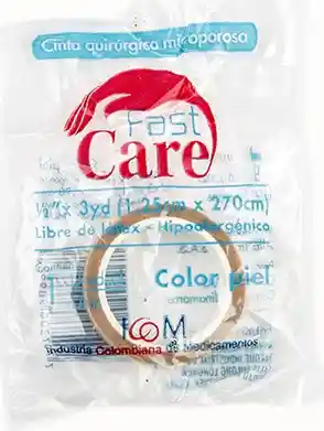 Fast Care Micropore Color Piel 1