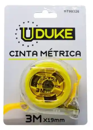 Uduke Flexómetro Pasta Trasparente 3 m