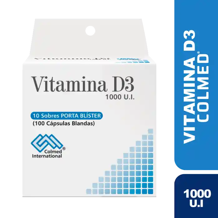 Colmed International Vitamina D3 (1000 UI) Cápsulas Blandas