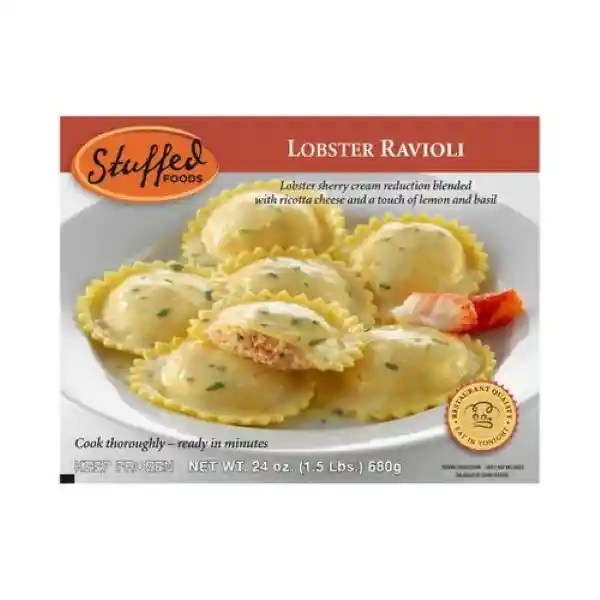 Stuffed Foods Ravioli de Langosta 