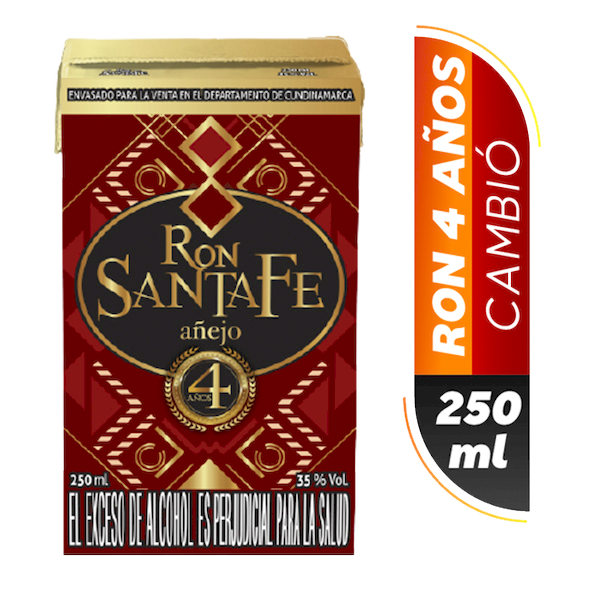 Ron Santa Fe Añejo 4 Años 250 ml