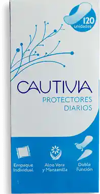 Protectores Diarios x 120 Unidades Cautivia