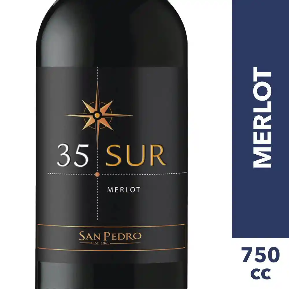 35 Sur San Pedro Vino Reserva Merlot Botella