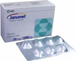 Janumet Sharp Dohme 50 1000 Mg 28 Tbs 3 + Pae