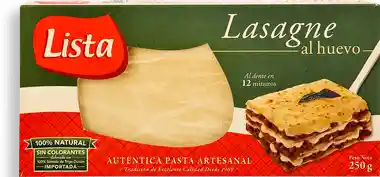 Lista Lasagna Al Huevo