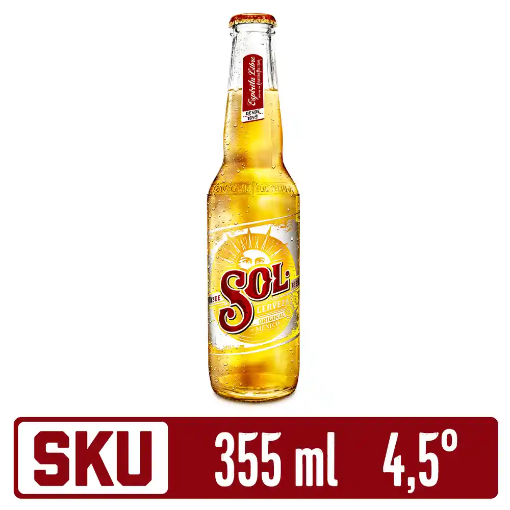 Sol Licor Cerveza.