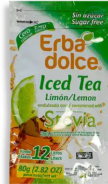 Erba Dolce Te En Polvo Limon Con Stevia