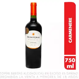 Montgras Res Carmenere Vino Tinto